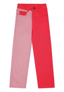 The New Jaleigh wide jeans - Geranium